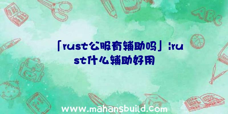 「rust公服有辅助吗」|rust什么辅助好用